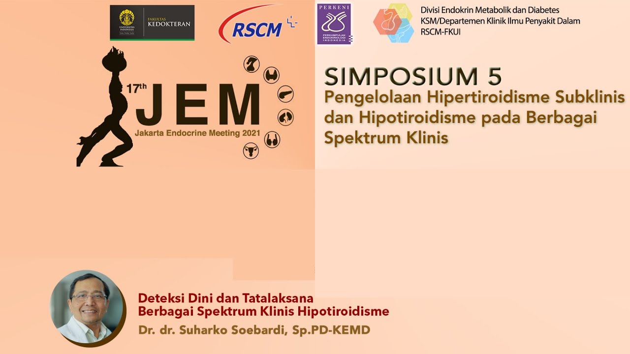 Deteksi Dini dan Tatalaksana Berbagai Spektrum Klinis Hipotiroidisme
