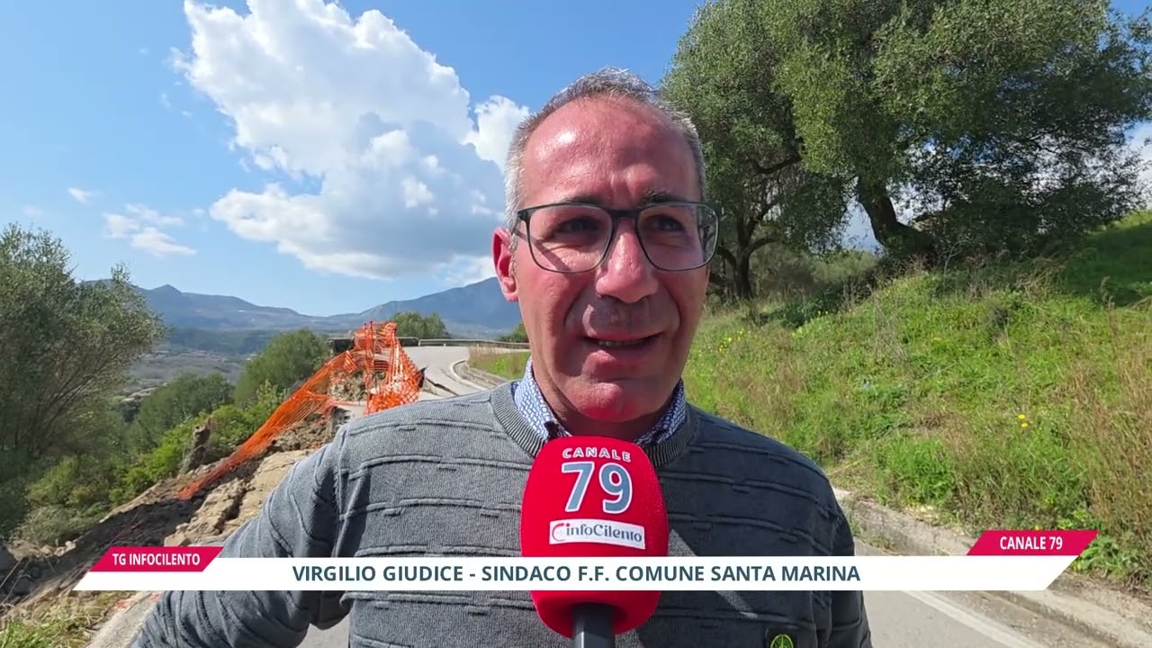 Santa Marina: crolla la Provinciale, Giudice: " Chiederemo la somma urgenza"