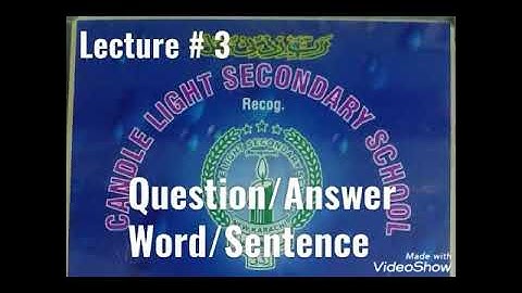 Class 4 English lit lecture 3 week 7