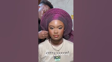 Round Gele Tutorial 😍😍😍😍