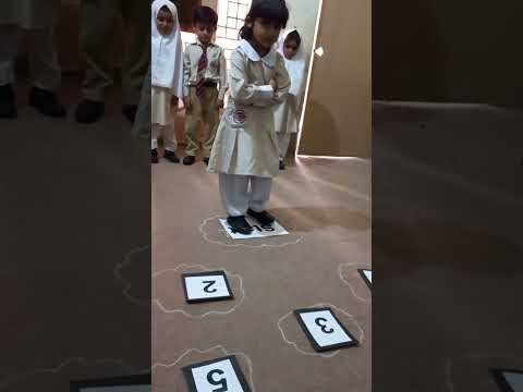 Countdown Activity in L K G class| City of Knowledge Islamic School| Section B