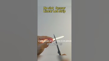 Slot-free touch-sensitive ledstrip#ledlights #sensors #powersupply #ledpowersupply #ledstreetlight