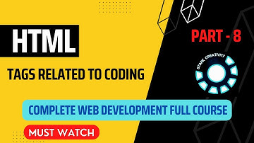 HTML tutorial for beginners | HTML Coding tags - P 8 | Complete Web Development Course in Hindi