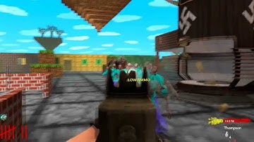 CoD WaW: Custom Zombie Map Minecraft Version 2.0 I Found The Power Switch! (Part 2)