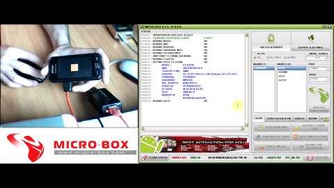 Samsung S5230 Read Codes with Micro-Box