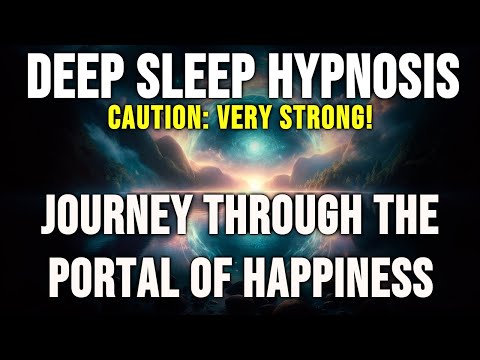 Sleep Hypnosis Very Strong ? Magic Journey Through The Portal ? Talking into Sleep