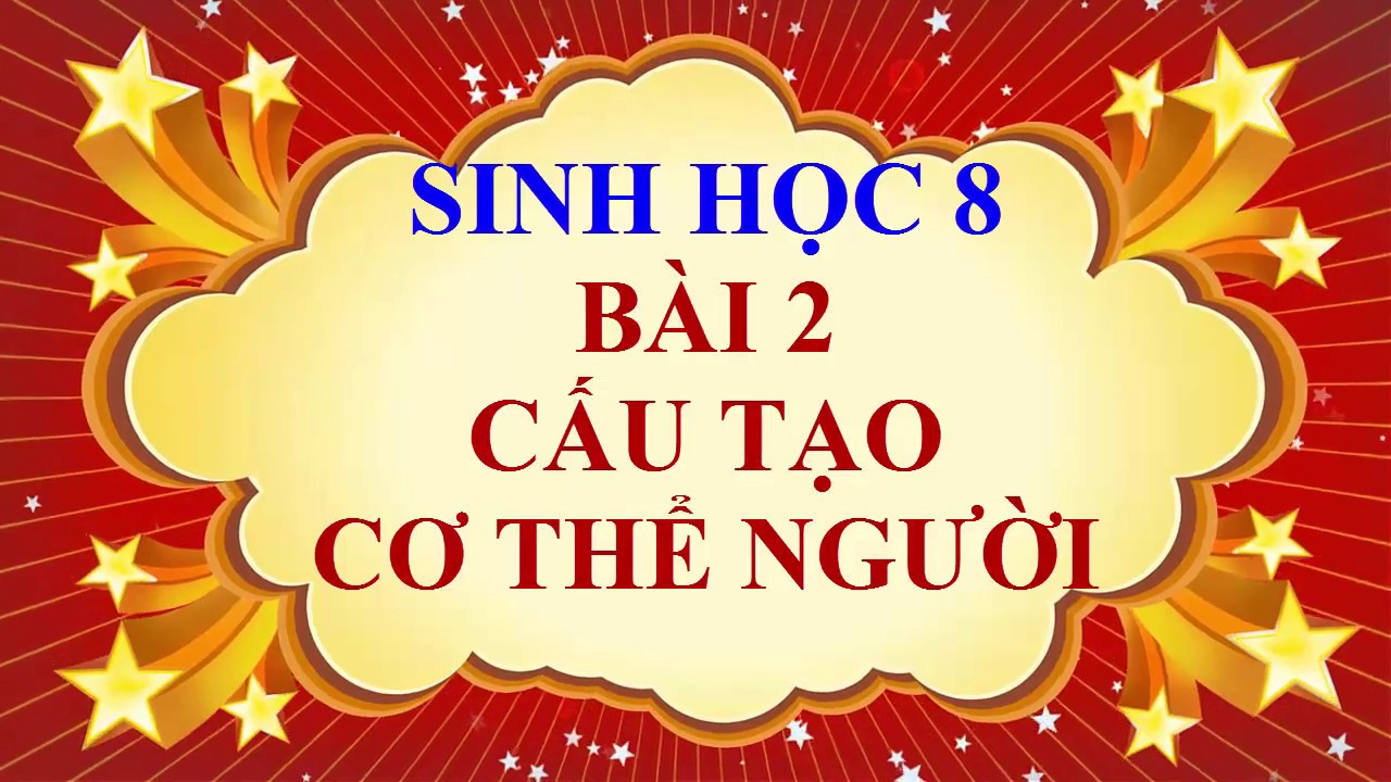 Môn sinh học lớp 8 | Sinh học lớp 8 – Bài 2 – Cấu tạo cơ thể người