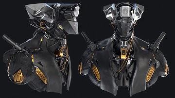 MM44 Part 2 - Mech Hard Surface Texturing with Substance Painter - Tutorial Trailer