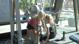 The Nautilus version of the Lat pulldown exercise