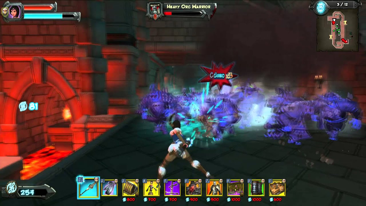 Orcs Must Die! 2 Nightmare Sorceress 5 Skull Guide 15 Twisted Halls