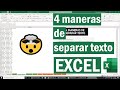 4 Diferentes maneras para separar textos en Excel (Y arreglar fechas!!) 😝