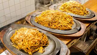 【尼崎市】大盛り焼きそばラッシュ！見たことない驚異の鉄板さばきが炸裂するお好み焼き店に密着