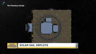 Lightsail is using the sun to orbit the earth