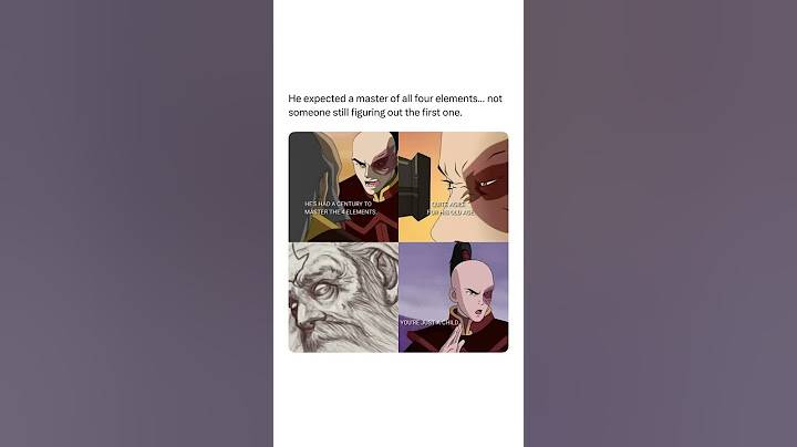 Zuko Did Not Expect This