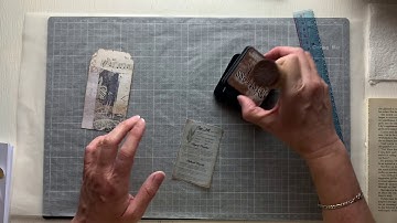 ‘Craft With Me’ - Even More Ephemera from My Neutral Tone Book Page Snippet Roll (Part 3)