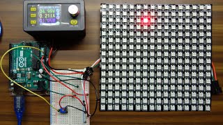 Светодиодная матрица 16x16 адресных светодиодов. Обзор, установка библиотеки, подключение к Ардуино