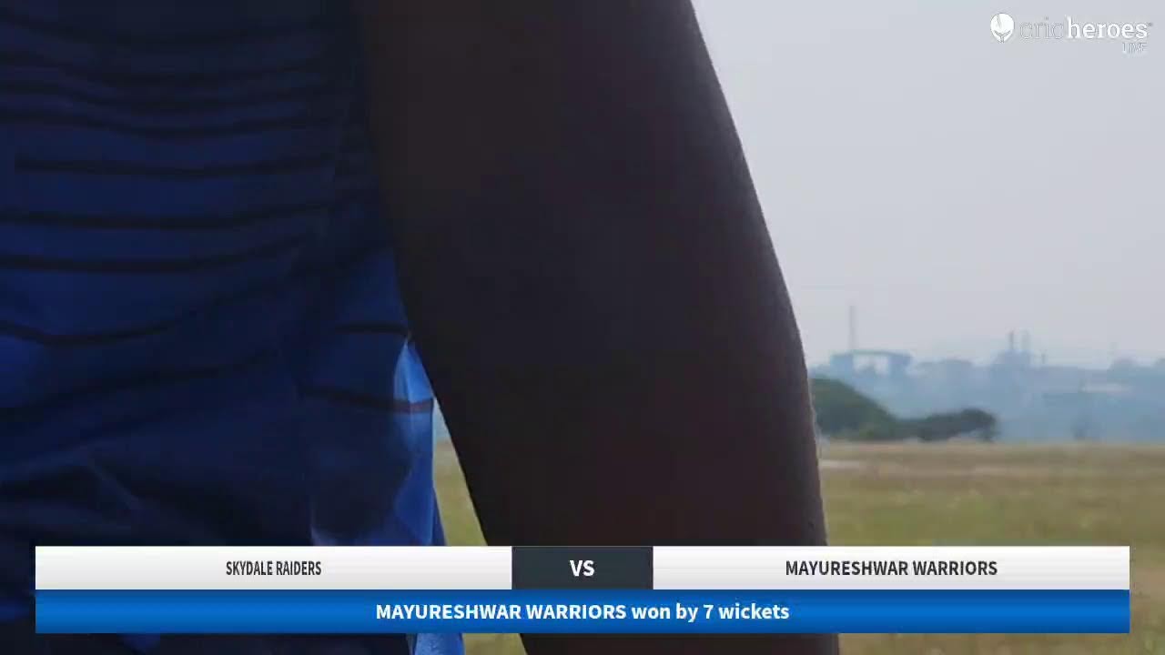 SKYDALE RAIDERS vs MAYURESHWAR WARRIORS Live Cricket Match | SN SPORTS CRICKET LEAGUE 2025 Live - S