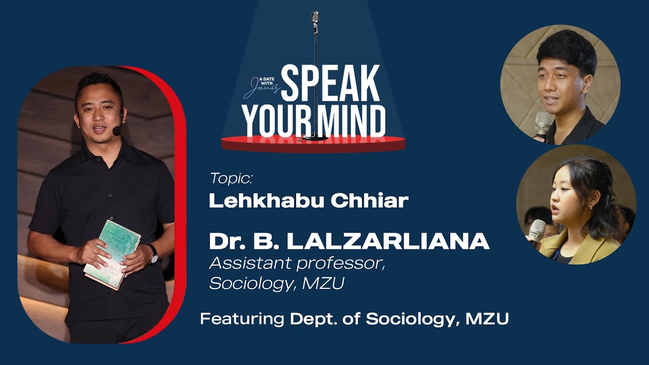 Dr. B. Lalzarliana | Lehkhabu Chhiar | Speak your Mind Ep. 12