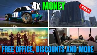 WHAT A GOOD WEEK! | 4X MONEY, FREE CEO OFFICE, DISCOUNTS, AND MORE | GTA Online Weekly Event