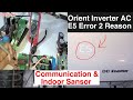 How To Solve Orient DC inverter AC error E5
