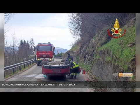 PORSCHE SI RIBALTA, PAURA A LAZZARETTI  | 08/04/2023