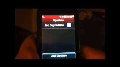Tracfone & Net10 LG800g How to Add a Text Signature