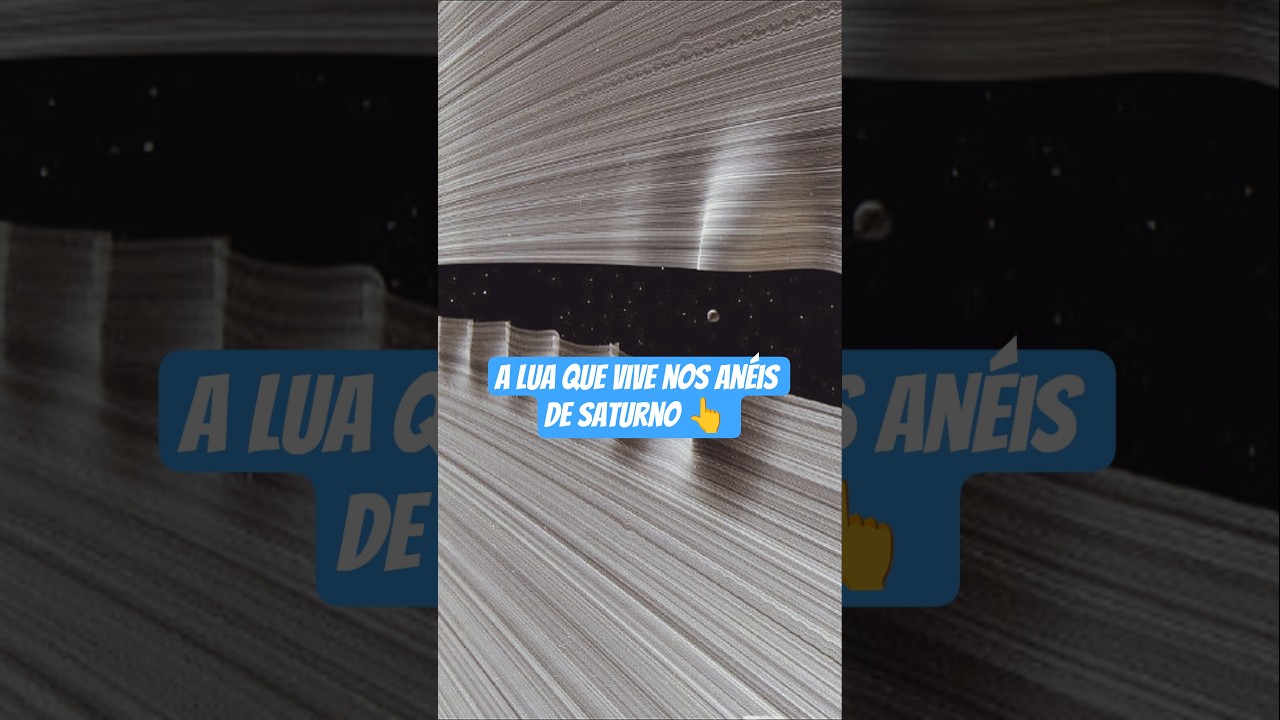 Conheça a lua que mora entre os anéis de Saturno.