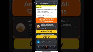 CEX.IO Quiz Answers Today - 08/09 May | Quiz 01 | 100% Correct! Claim Crypto Instantly! 🚀