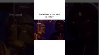 Old vs New Boba Fett voice