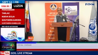 WATCH | Latest update ng NDRRMC sa Typhoon Ompong sa Camp General Emilio Aguinaldo sa Quezon City