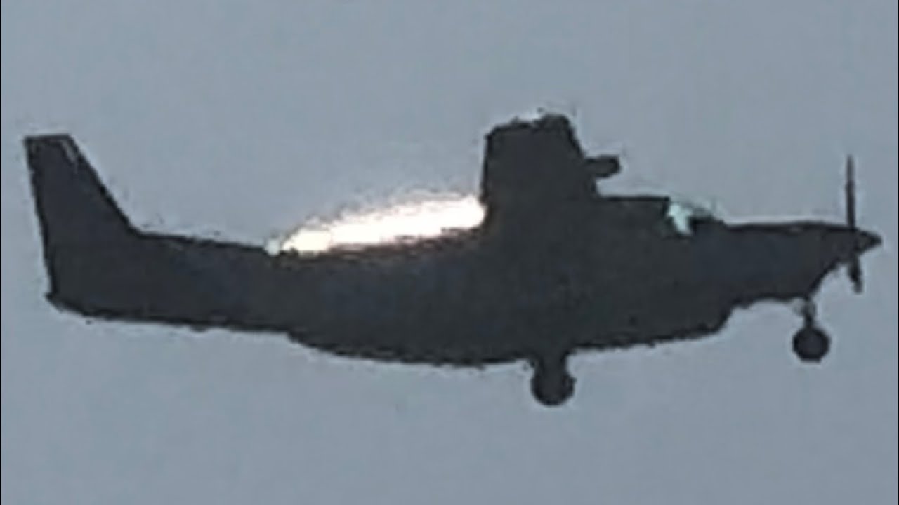 FedEx Feeder (Corporate Air) Cessna 208B Super Cargomaster Takeoff From Idaho Falls [N754FX]