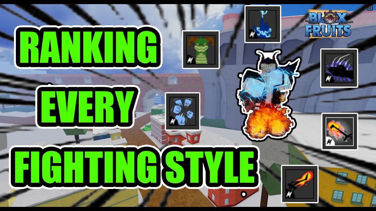 Ranking & Showcasing All Fighting Styles In Blox Fruits!