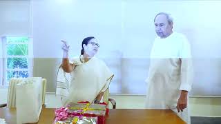 West Bengal Chief Minister Ms Mamata Benarjee Met Chief Minister Naveen Patnaik At Naveen Nivas