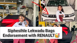 Siphesihle Lekwadu Mshini Become Renault Ambassador  Bbmzansi