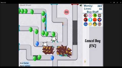 Dart Monkey Towers Only Without Tower Upgrades (Track 8, Hard, Bloons Tower Defense 3 Challenge)