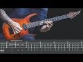 Ola Englund - "Solar Burst" HOW TO PLAY - Tab in video