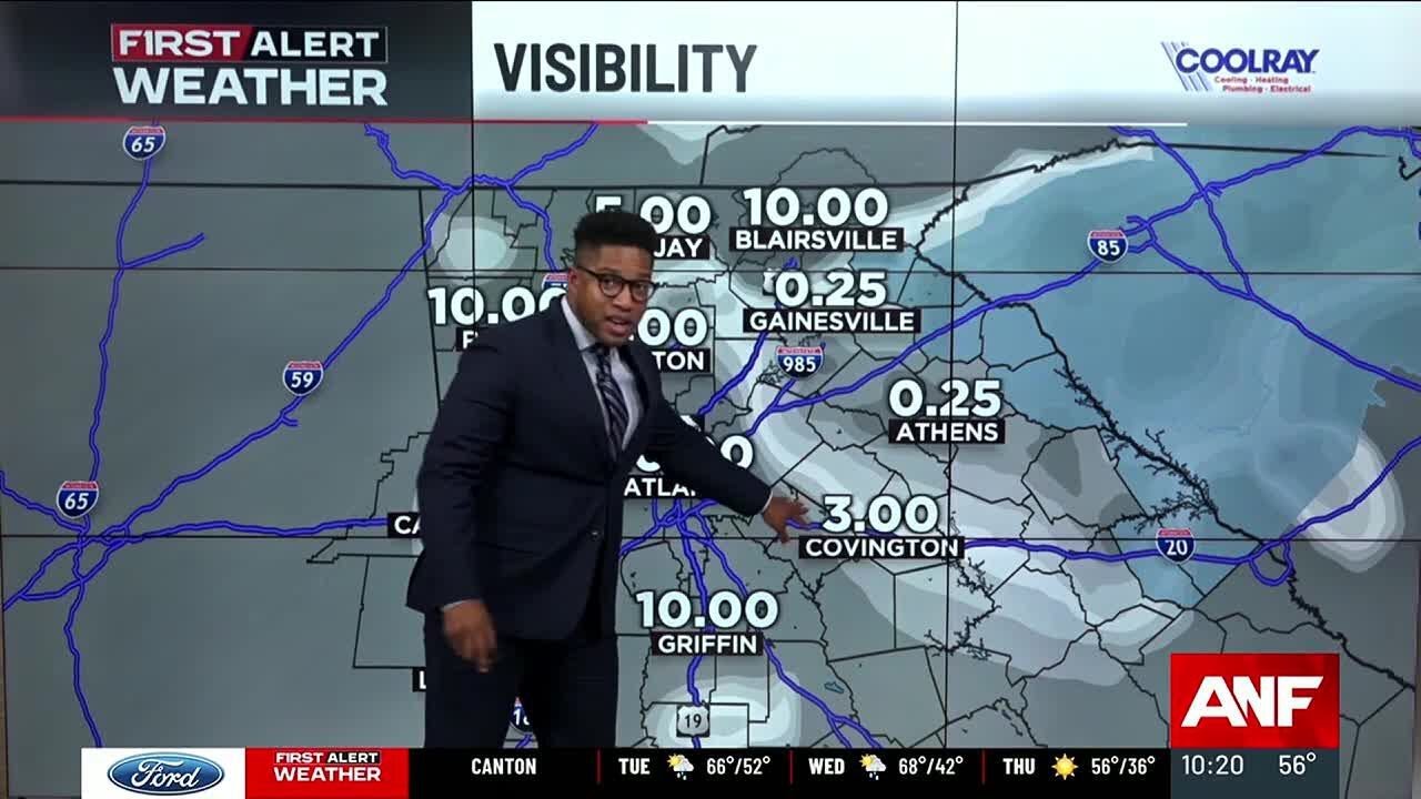 First Alert | Patchy AM fog Tuesday; scattered rain Wednesday - YouTube