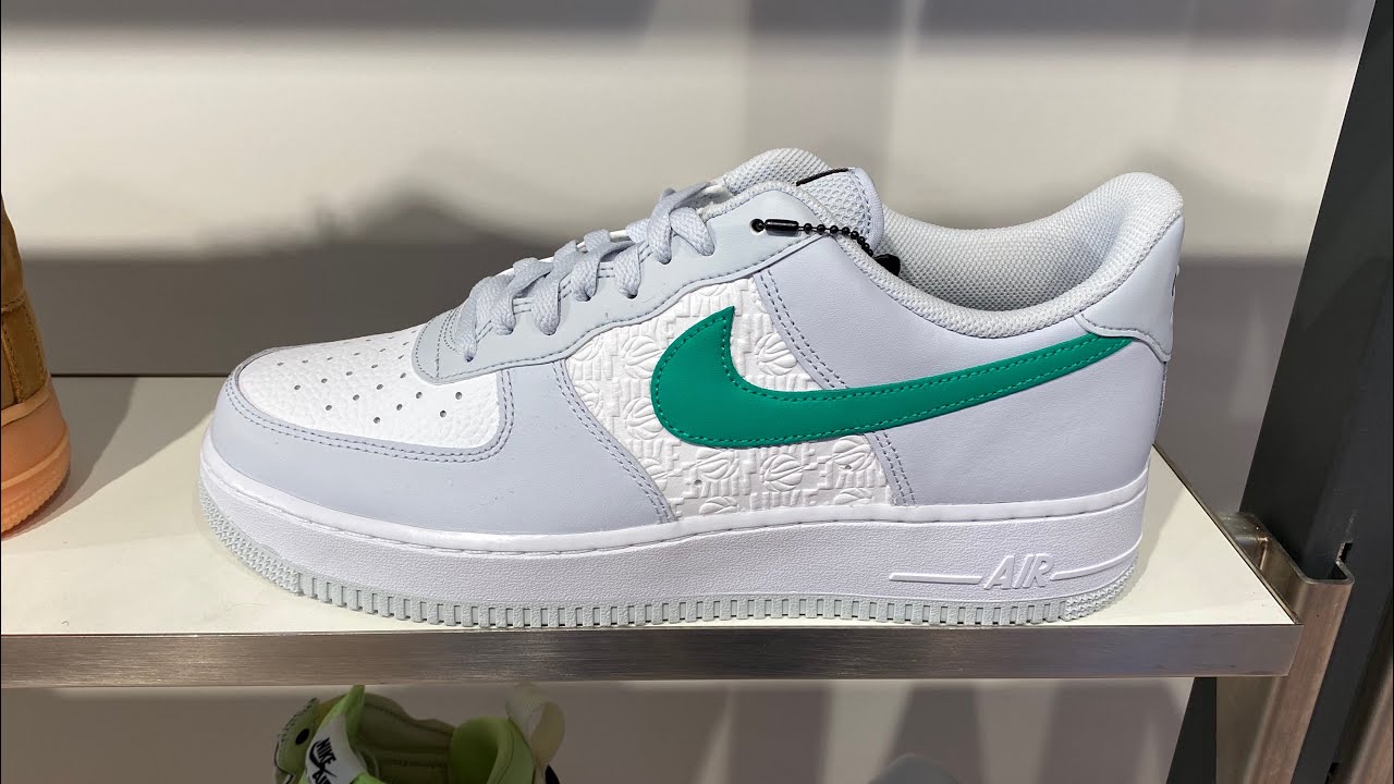 Nike Air Force 1 Low 'Embossed Hoops - Pine Green' FD0667-001