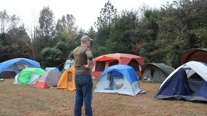 tent Lidl 4 Rocktrail YouTube person 2022 - family