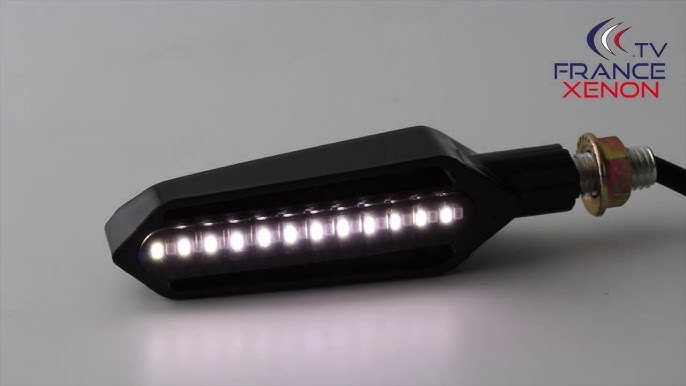 Clignotants LED défilant Moto Barre séquentielle PM12LED - France