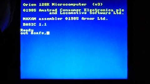 FPGAmstrad on NEXYS4