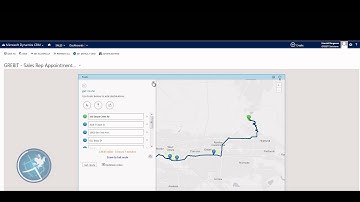 Esri Maps for Microsoft Dynamics CRM - Use Case 4 - Sales Rep Route Planning and Valuation - Part 4