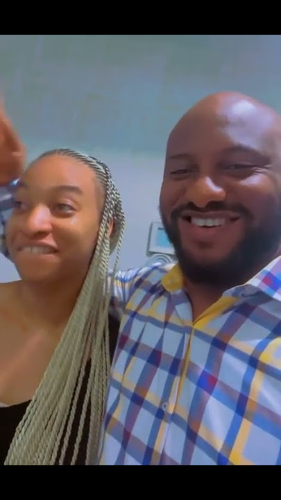 Yul Edochie with his daughter having some joyous moment. #nollywood #yuledochie