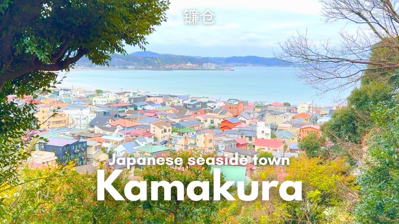 Charming Japanese seaside town #kamakura 🚃 sea view, temples and street food | day trip from Tokyo
