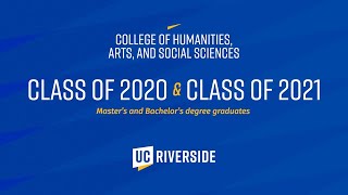 2021 UCR College of Humanities, Arts, and Social Sciences (CHASS) Group 1 In-Person Name-Reading