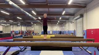 Ali Lowe- Beam, switch side leap