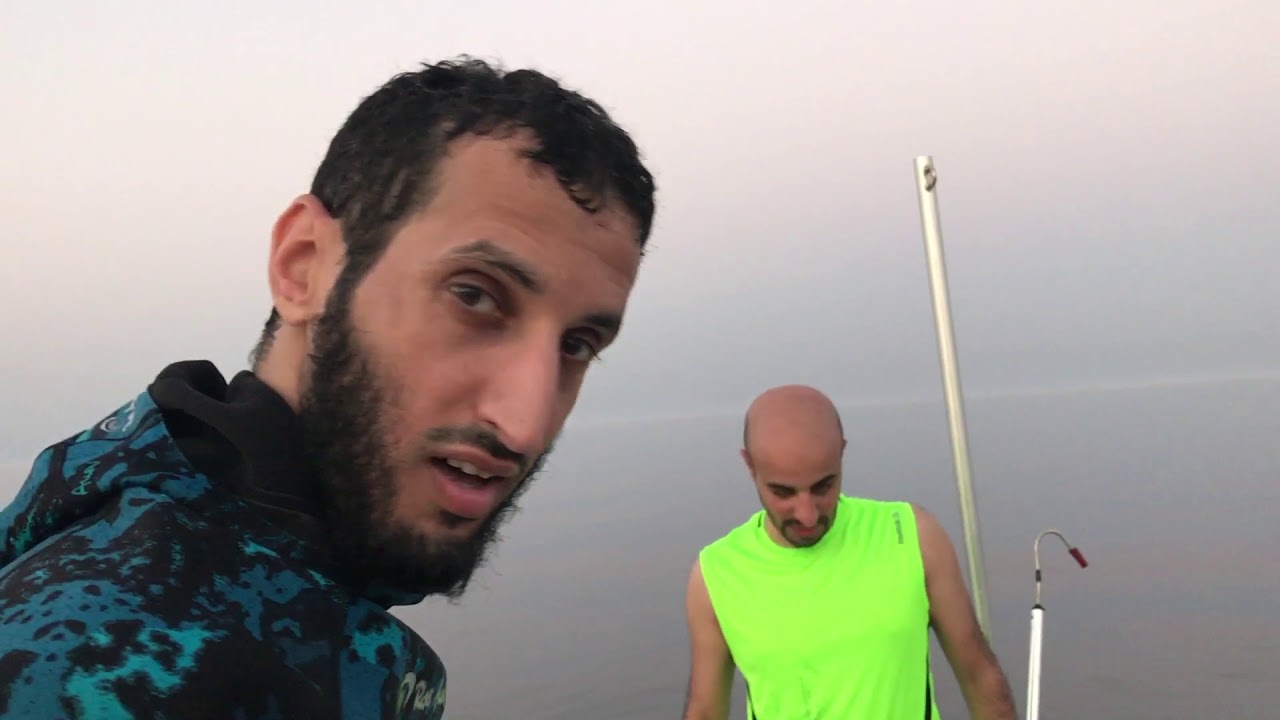 Spearfishing King Mackerel, Amberjack, Golden Trevally, African Pompano. Deadshot Team Spear Kuwait