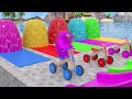 Funny 3D Animals Are Fast In The Long Slide Game