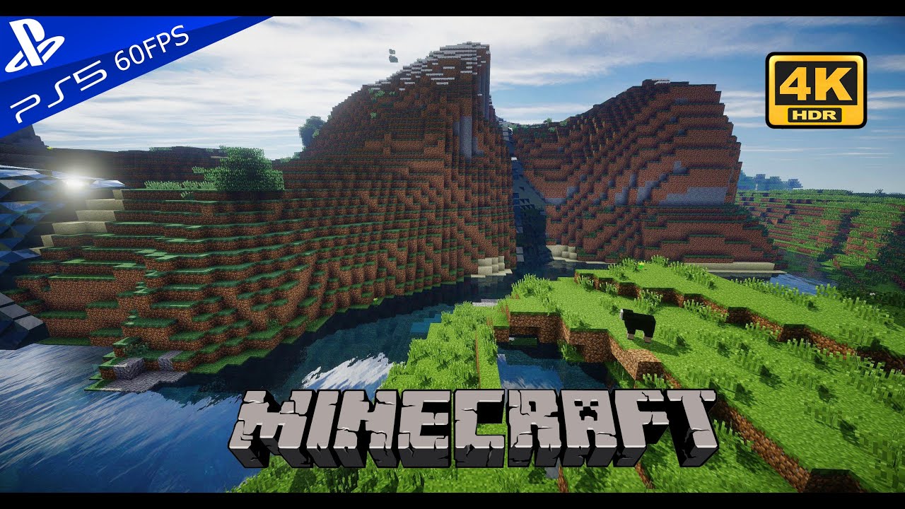 MINECRAFT REMASTERED ON PS5  PS5 GRAPHICS DEMO 