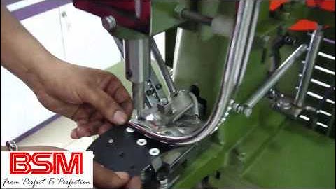 Double Channel Eyelet Machine | Double Channel Eyelet Punching Machine | Shoe Making Machine